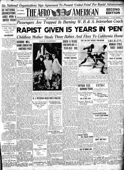 The Afro-American, Mar 30, 1923
