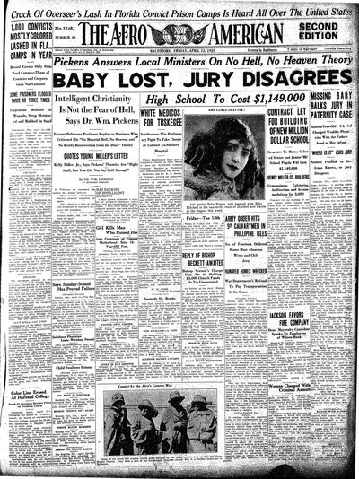 The Afro-American, Apr 13, 1923
