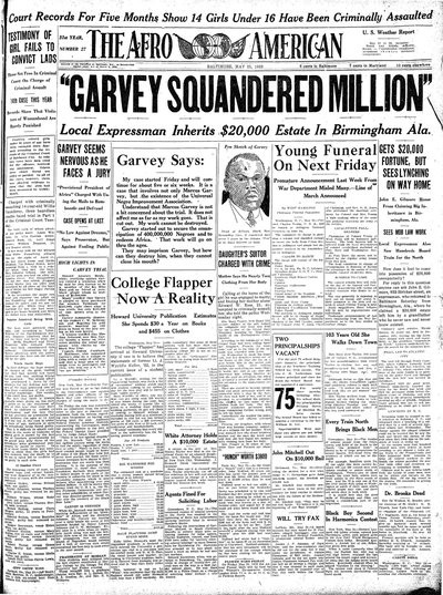 The Afro-American, May 25, 1923