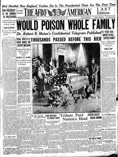 The Afro-American, Aug 10, 1923
