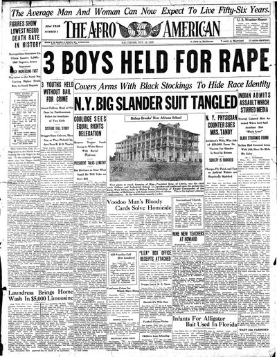 The Afro-American, Oct 12, 1923