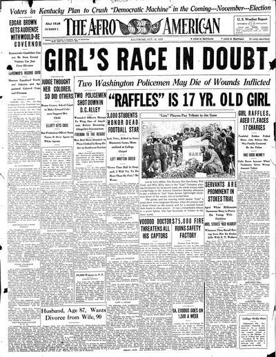 The Afro-American, Oct 19, 1923