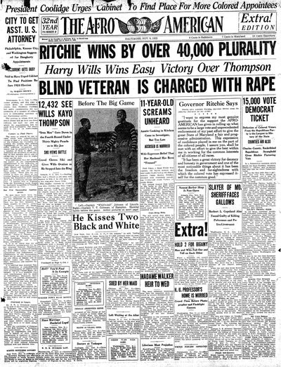 The Afro-American, Nov 9, 1923