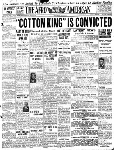 The Afro-American, Dec 14, 1923