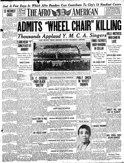 The Afro-American, Dec 21, 1923