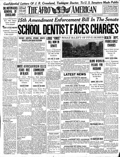 The Afro-American, Jan 18, 1924
