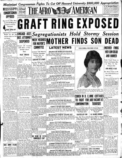 The Afro-American, Jan 25, 1924