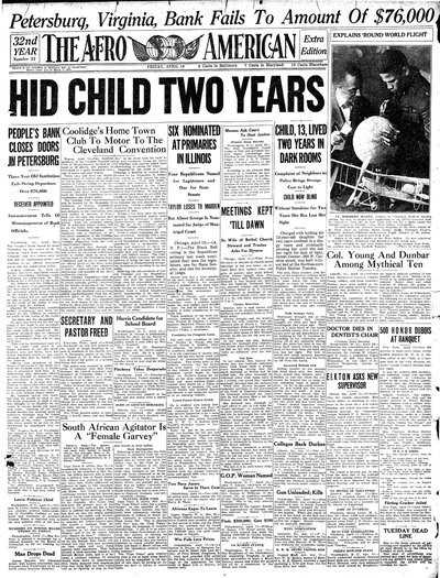 The Afro-American, Apr 18, 1924