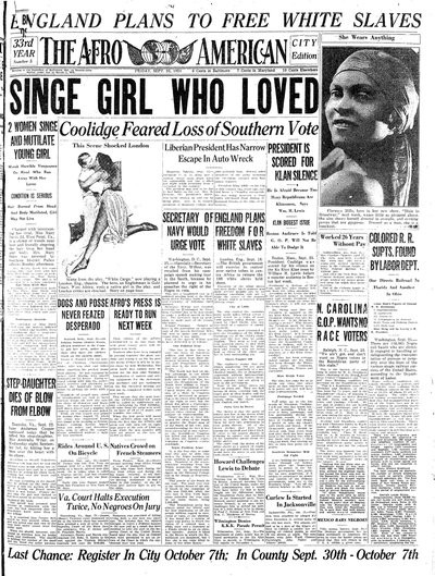 The Afro-American, Sep 26, 1924