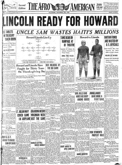 The Afro-American, Nov 29, 1924