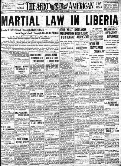 The Afro-American, Dec 13, 1924