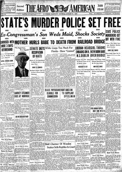 The Afro-American, Jan 31, 1925