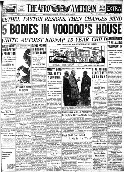 The Afro-American, Apr 18, 1925