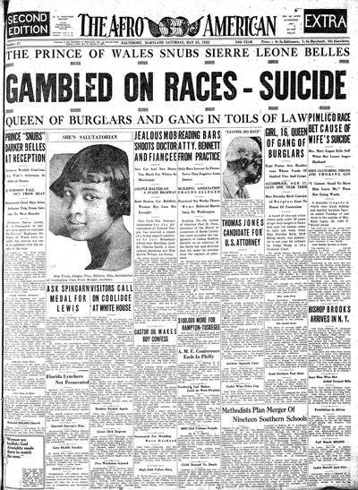 The Afro-American, May 23, 1925