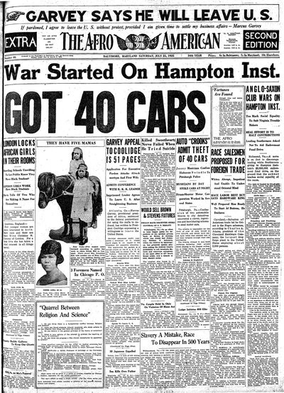The Afro-American, Jul 25, 1925