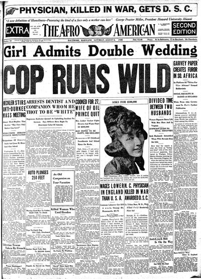 The Afro-American, Aug 8, 1925
