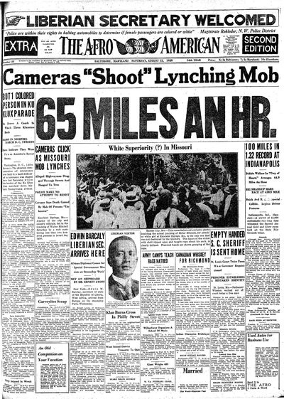 The Afro-American, Aug 15, 1925