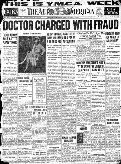 The Afro-American, Oct 17, 1925