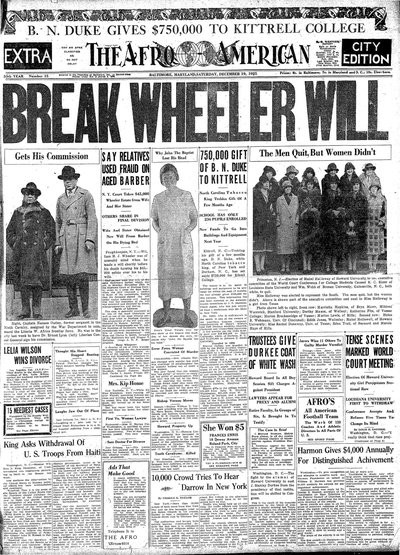 The Afro-American, Dec 19, 1925