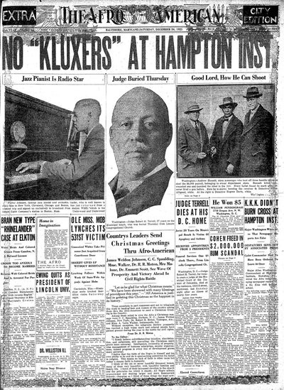 The Afro-American, Dec 26, 1925