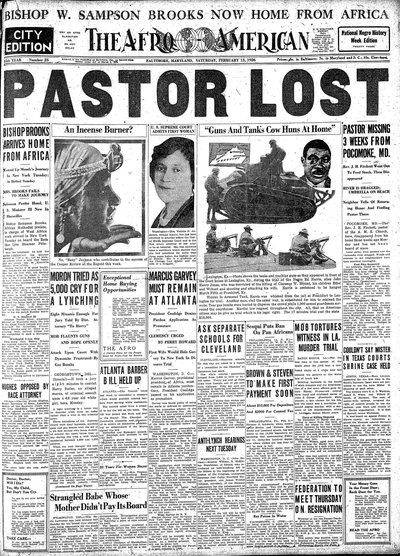 The Afro-American, Feb 13, 1926