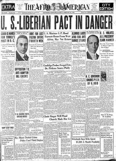 The Afro-American, Feb 20, 1926