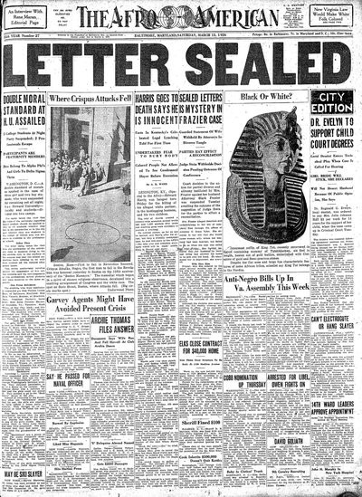 The Afro-American, Mar 13, 1926