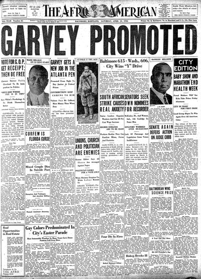 The Afro-American, Apr 10, 1926
