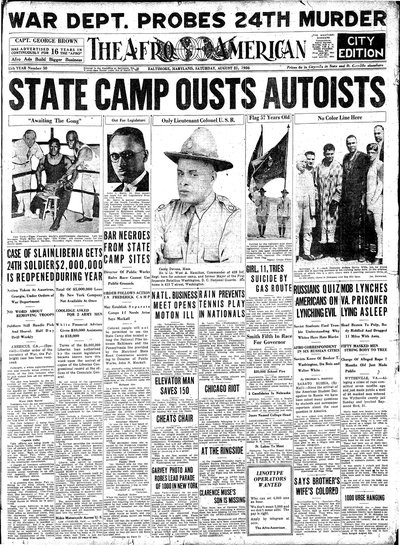The Afro-American, Aug 21, 1926