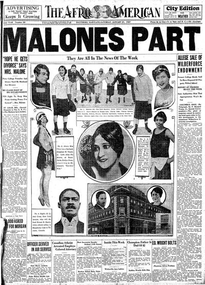 The Afro-American, Jan 21, 1927