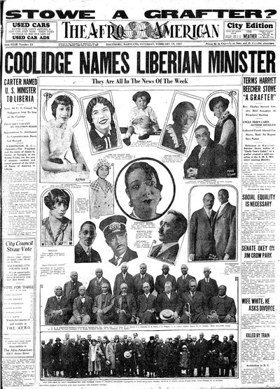 The Afro-American, Feb 19, 1927