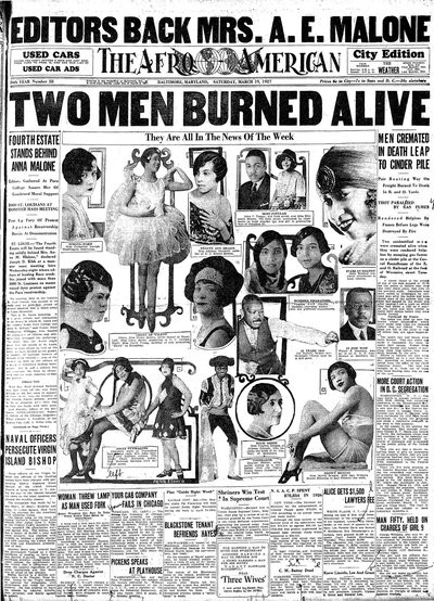 The Afro-American, Mar 19, 1927