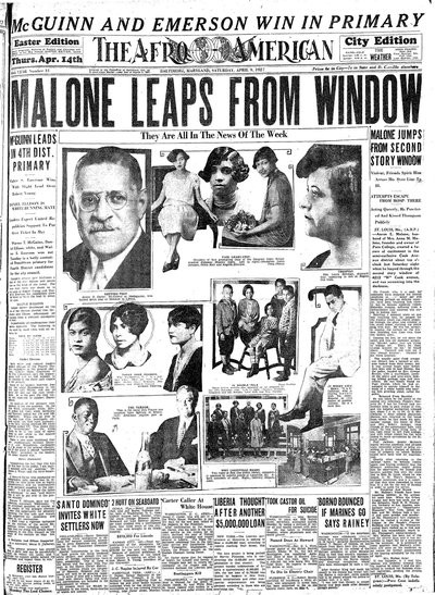 The Afro-American, Apr 9, 1927