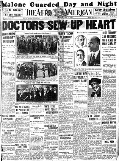 The Afro-American, Apr 16, 1927