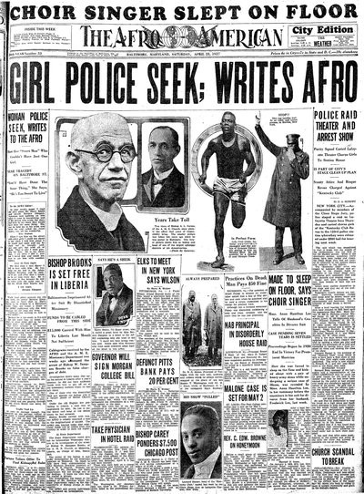 The Afro-American, Apr 23, 1927