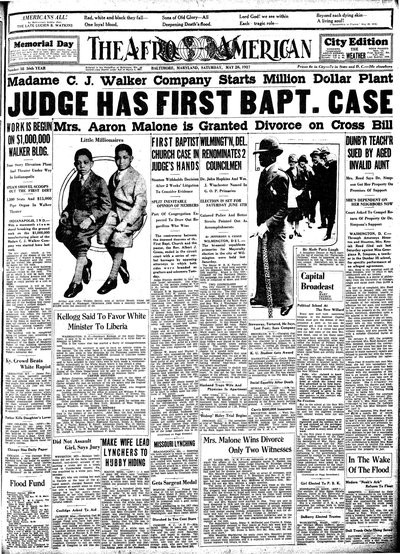 The Afro-American, May 28, 1927