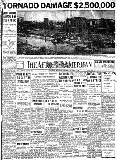 The Afro-American, Oct 8, 1927
