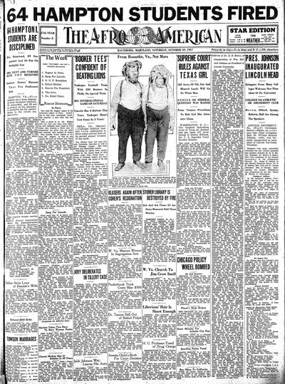 The Afro-American, Oct 29, 1927