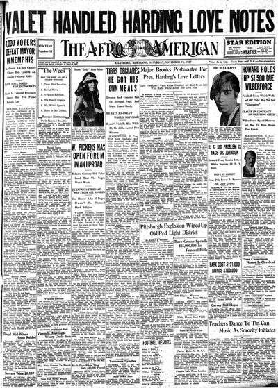 The Afro-American, Nov 19, 1927
