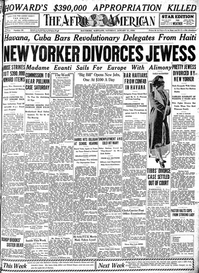 The Afro-American, Jan 21, 1928