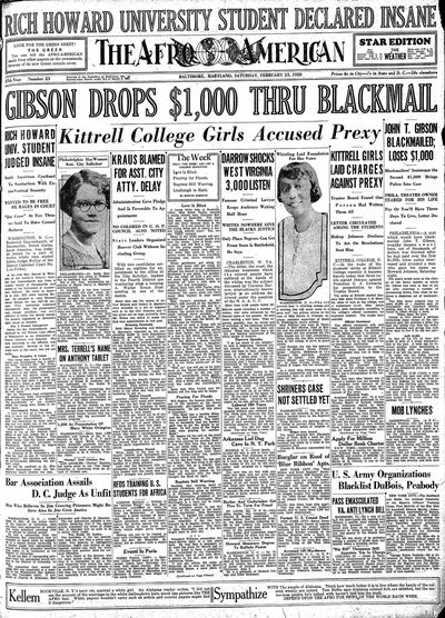 The Afro-American, Feb 25, 1928