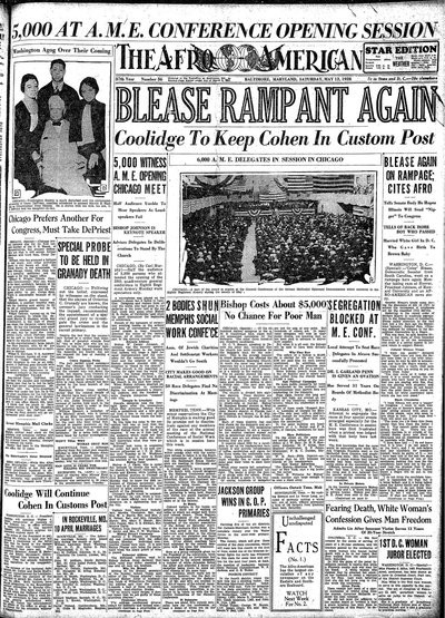 The Afro-American, May 12, 1928