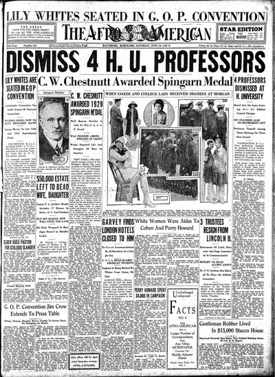 The Afro-American, Jun 16, 1928