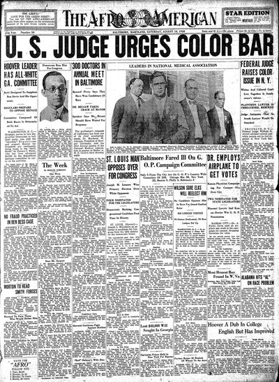 The Afro-American, Aug 18, 1928
