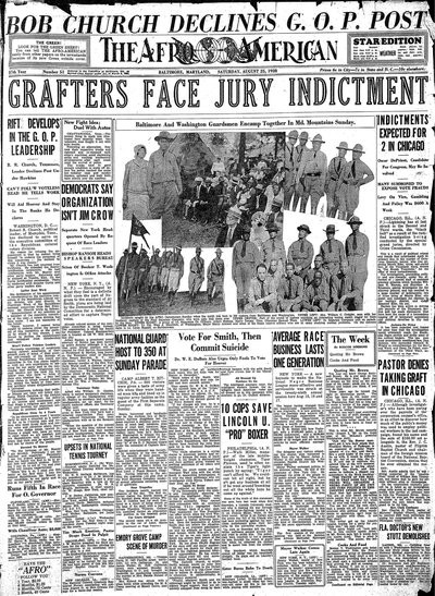 The Afro-American, Aug 25, 1928