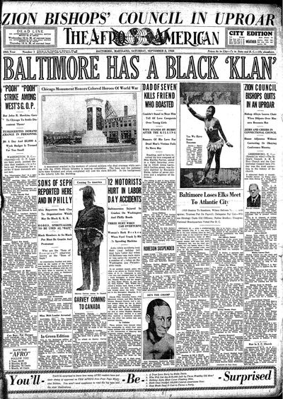 The Afro-American, Sep 8, 1928