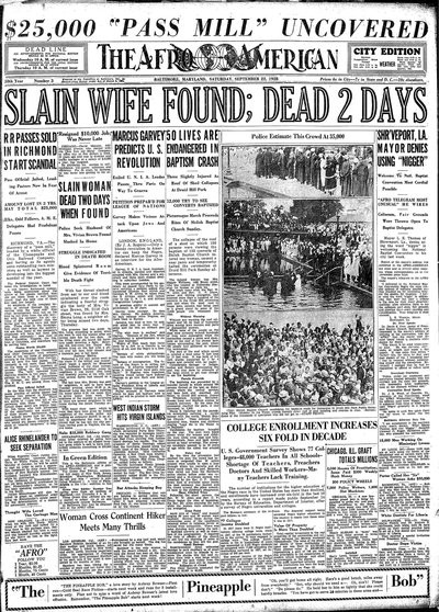 The Afro-American, Sep 22, 1928