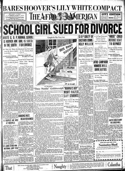 The Afro-American, Oct 13, 1928