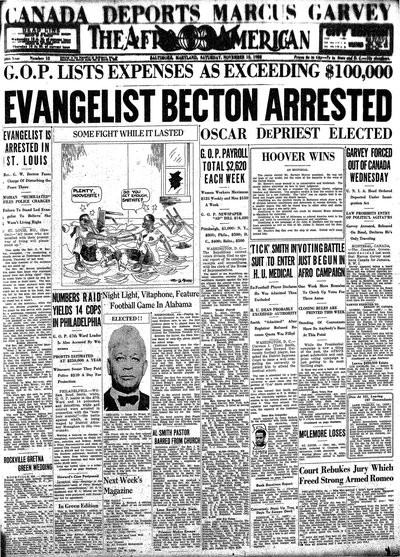 The Afro-American, Nov 10, 1928