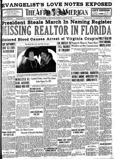 The Afro-American, Jan 26, 1929